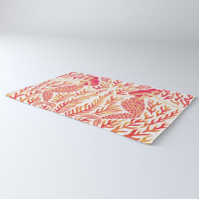 Kelp Forest Mermaid - Peach Palette Rug Gallery Image 3