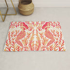 Kelp Forest Mermaid - Peach Palette Rug Gallery Image 1