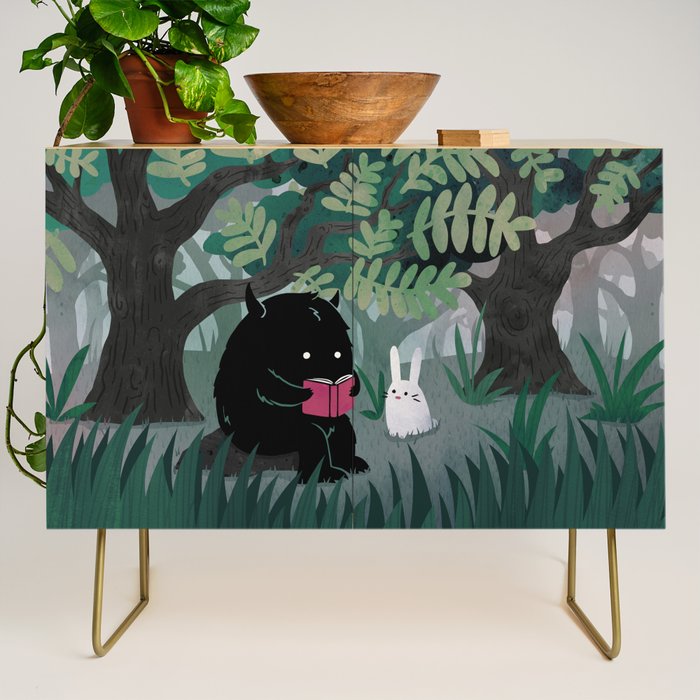 Another Quiet Spot (in Green) Credenza Gallery Image 1