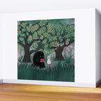 Another Quiet Spot (in Green) Wall Mural Gallery Image 2