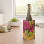 Vintage & Shabby Chic - Sunny Magenta Spring Roses Botanical Flower Garden Wine Chiller Gallery Image 4