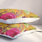 Vintage & Shabby Chic - Sunny Magenta Spring Roses Botanical Flower Garden Pillow Sham Gallery Image 3