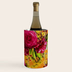 Vintage & Shabby Chic - Sunny Magenta Spring Roses Botanical Flower Garden Wine Chiller Gallery Image 1