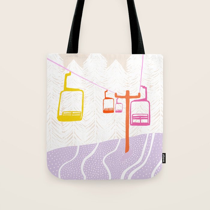 chairlift Tote Bag Gallery Image 1