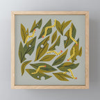 Munching Caterpillars Mini Art Print Gallery Image 1