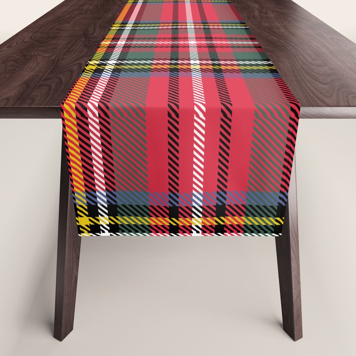 Red Tartan Table Runner Gallery Image 1