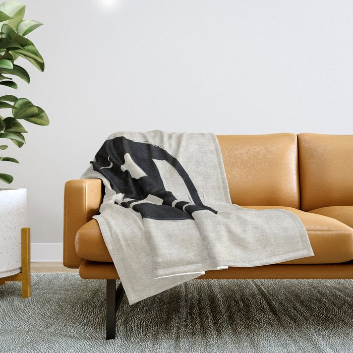 Ink Eye Throw Blanket Gallery Image 1