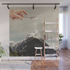 Sifted Summit - MP Snow Sugar on Mountain Peak Wall Mural Gallery Image 1