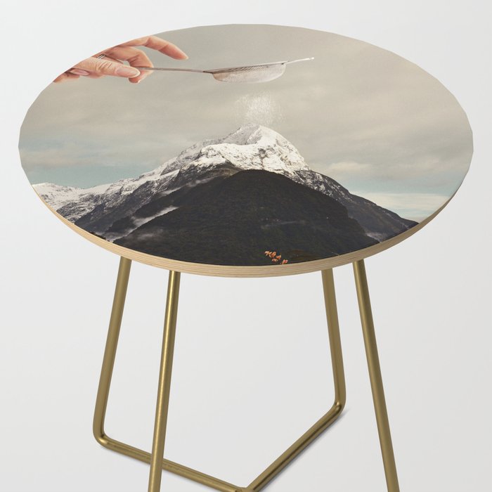 Sifted Summit - MP Snow Sugar on Mountain Peak Side Table Gallery Image 2