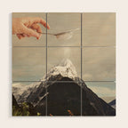 Sifted Summit - MP Snow Sugar on Mountain Peak Wood Wall Art Gallery Image 1