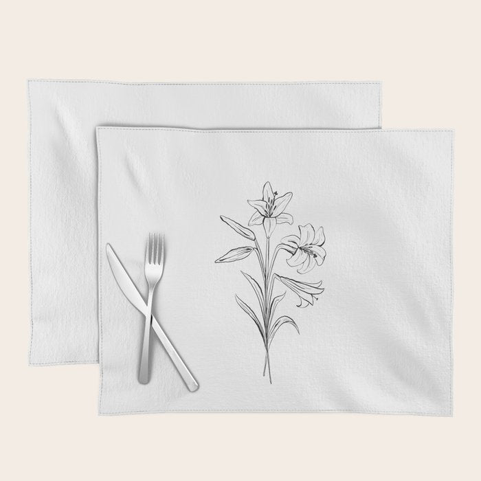 Lilies Placemat Gallery Image 1