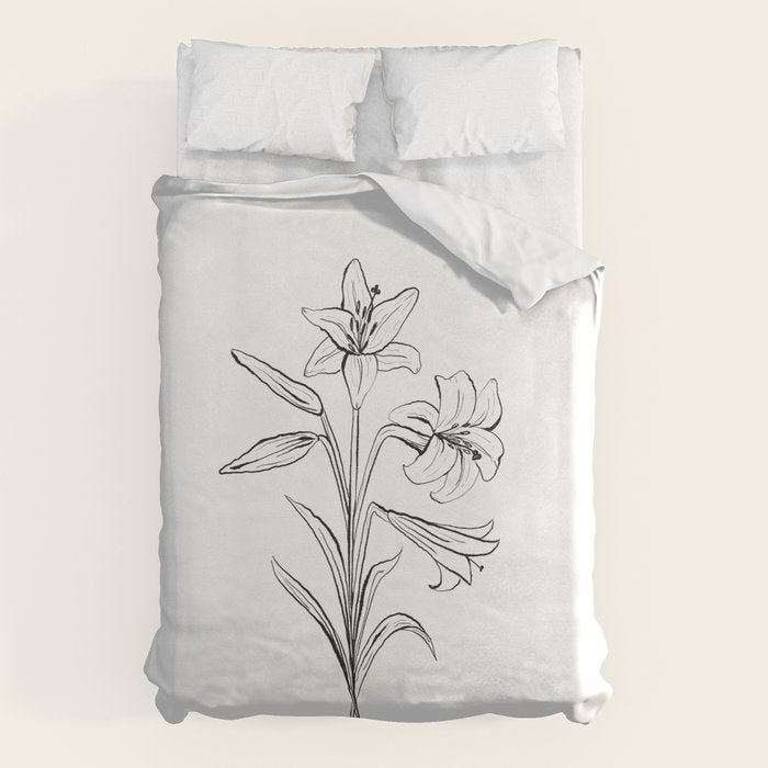 Lilies Duvet Cover Gallery Image 6