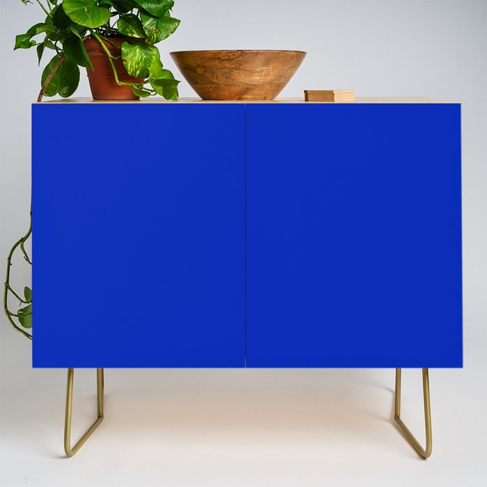 ROYAL BLUE Solid Color Plain Bold  Vibrant Blue Shade  Credenza Gallery Image 1