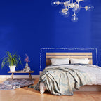 ROYAL BLUE Solid Color Plain Bold  Vibrant Blue Shade  Wallpaper Gallery Image 3