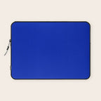 ROYAL BLUE Solid Color Plain Bold  Vibrant Blue Shade  Laptop Sleeve Gallery Image 1