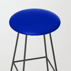 ROYAL BLUE Solid Color Plain Bold  Vibrant Blue Shade  Stool Gallery Image 2