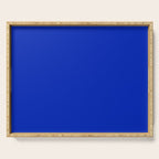 ROYAL BLUE Solid Color Plain Bold  Vibrant Blue Shade  Serving Tray Gallery Image 1