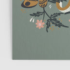 Oui Butterflies - Mint & Gold Poster Gallery Image 3