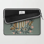 Oui Butterflies - Mint & Gold Laptop Sleeve Gallery Image 2