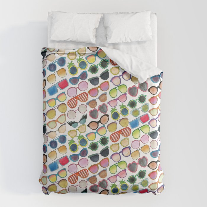 Sunglasses by Veronique de Jong Duvet Cover Gallery Image 6