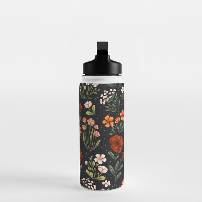 Wild Flowers ~ vol1.  vintage inspired botanical Water Bottle Gallery Image 3