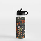Wild Flowers ~ vol1.  vintage inspired botanical Water Bottle Gallery Image 1