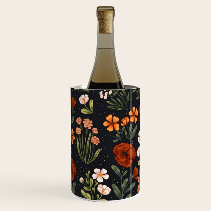 Wild Flowers ~ vol1.  vintage inspired botanical Wine Chiller Gallery Image 2