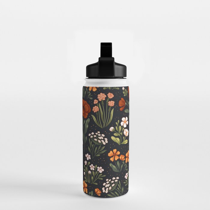 Wild Flowers ~ vol1.  vintage inspired botanical Water Bottle Gallery Image 2