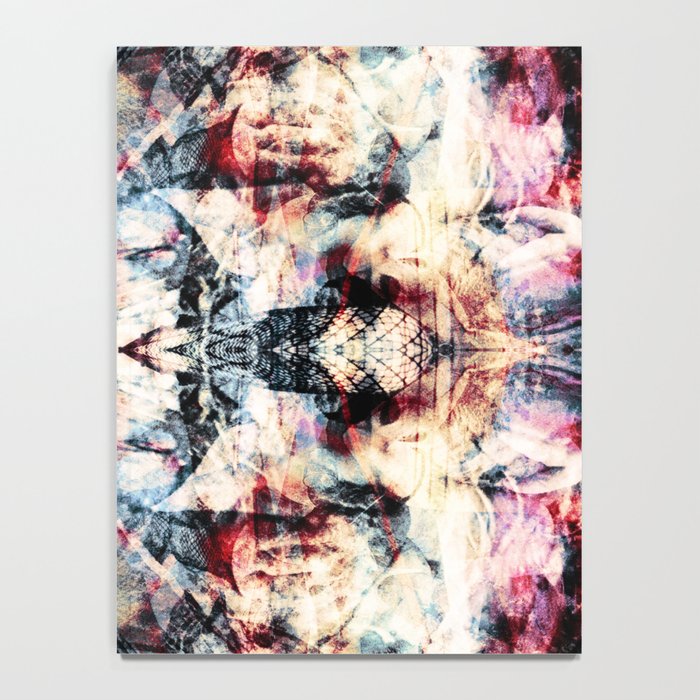 Colorful Abstract Batik Butterfly Rorschach Ink Blot Art Universe No5 Notebook Gallery Image 4