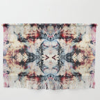 Colorful Abstract Batik Butterfly Rorschach Ink Blot Art Universe No5 Wall Hanging Gallery Image 1