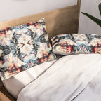 Colorful Abstract Batik Butterfly Rorschach Ink Blot Art Universe No5 Pillow Sham Gallery Image 2