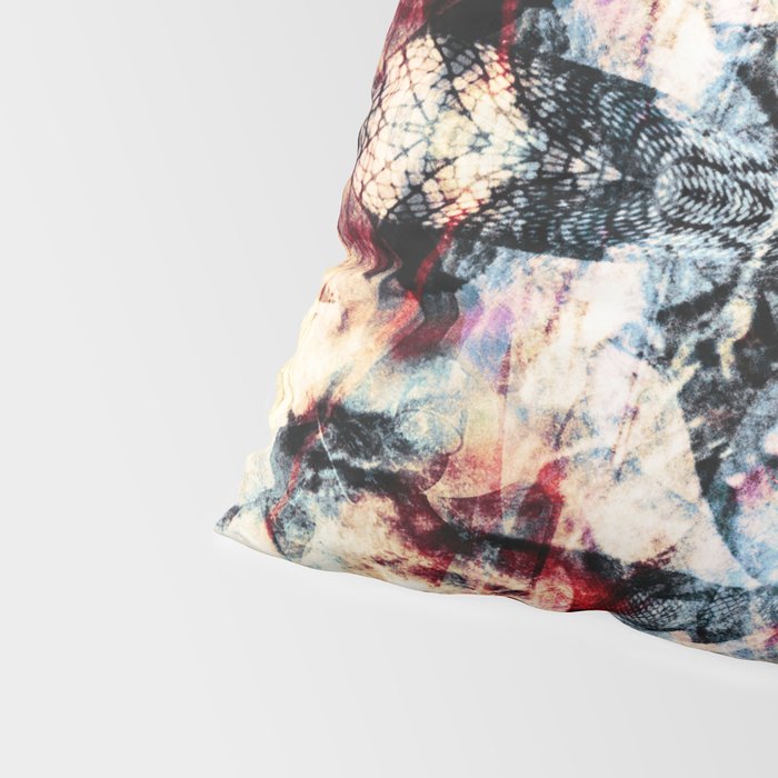 Colorful Abstract Batik Butterfly Rorschach Ink Blot Art Universe No5 Pillow Sham Gallery Image 4