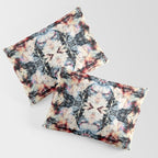Colorful Abstract Batik Butterfly Rorschach Ink Blot Art Universe No5 Pillow Sham Gallery Image 3
