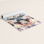 Colorful Abstract Batik Butterfly Rorschach Ink Blot Art Universe No5 Yoga Mat Gallery Image 2