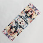 Colorful Abstract Batik Butterfly Rorschach Ink Blot Art Universe No5 Yoga Mat Gallery Image 1