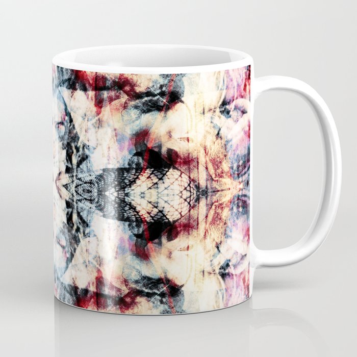 Colorful Abstract Batik Butterfly Rorschach Ink Blot Art Universe No5 Coffee Mug Gallery Image 1