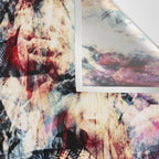 Colorful Abstract Batik Butterfly Rorschach Ink Blot Art Universe No5 Wall Tapestry Gallery Image 3