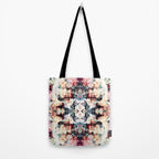Colorful Abstract Batik Butterfly Rorschach Ink Blot Art Universe No5 Tote Bag Gallery Image 2