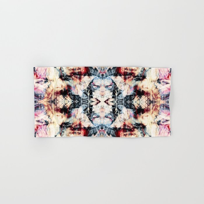 Colorful Abstract Batik Butterfly Rorschach Ink Blot Art Universe No5 Towels Gallery Image 1