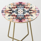 Colorful Abstract Batik Butterfly Rorschach Ink Blot Art Universe No5 Side Table Gallery Image 2
