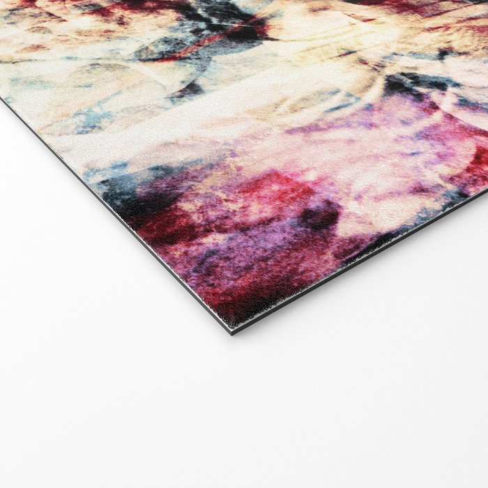 Colorful Abstract Batik Butterfly Rorschach Ink Blot Art Universe No5 Welcome Mat Gallery Image 2