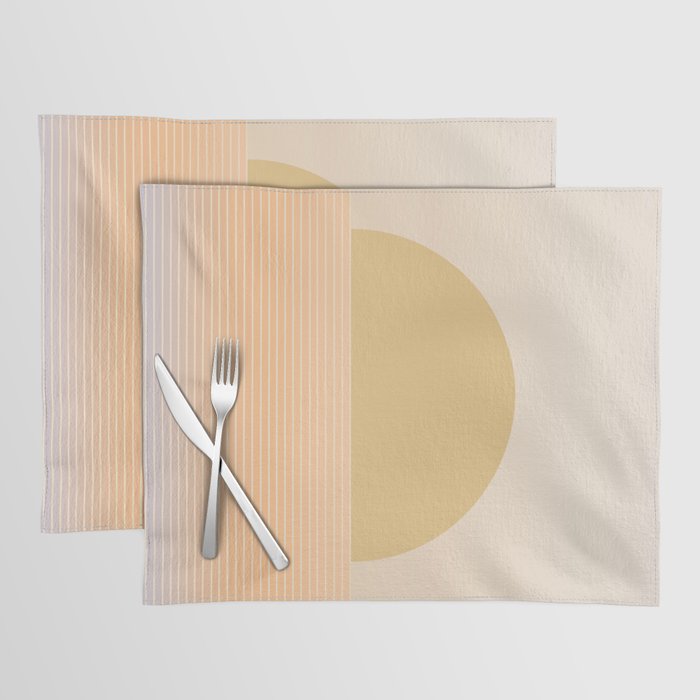 Sunrise / Sunset Abstract Gradient III Placemat Gallery Image 1