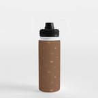 Southwestern Symbolic Pattern in Rust & Tan Water Bottle Gallery Image 3