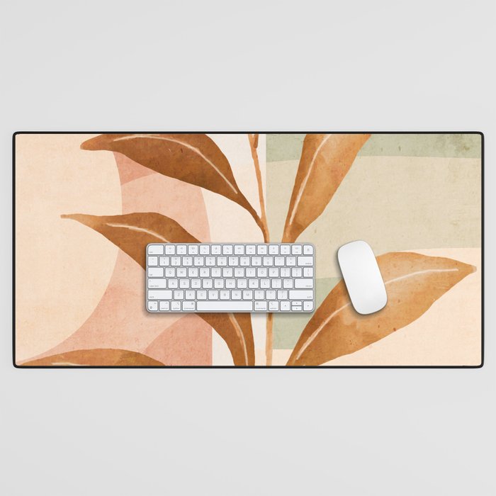 Tropical Leaf- Abstract Art 25 Desk Mat Gallery Image 1