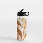 Tropical Leaf- Abstract Art 25 Water Bottle Gallery Image 1