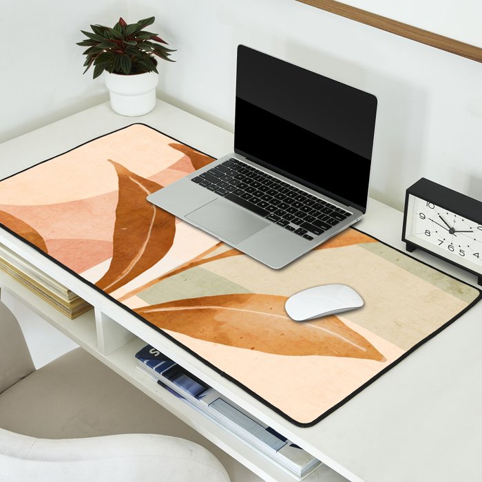 Tropical Leaf- Abstract Art 25 Desk Mat Gallery Image 2