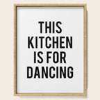 This kitchen is for dancing Serving Tray Gallery Image 1
