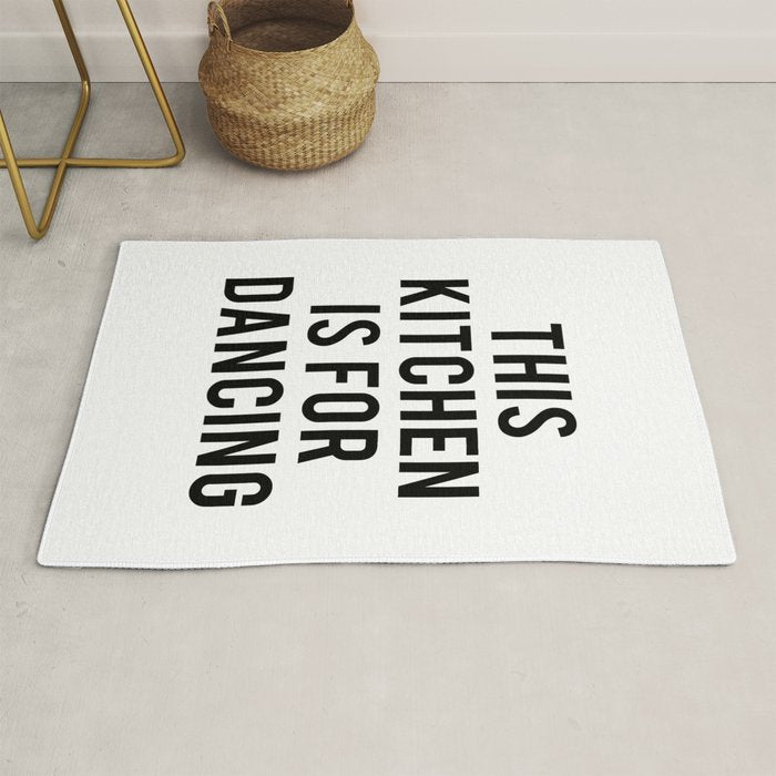 This kitchen is for dancing Rug Gallery Image 1