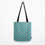 Polka Dots Variable Pattern 5 Inspired by PANTONE 17 1230 Color of the Year Mocha Mousse Tote Bag Gallery Image 2