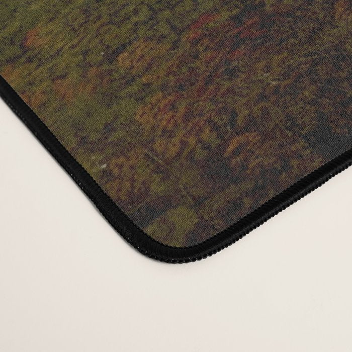 A Landscape with Distant Classical Ruins, a Bridge, Figures, and Cattle Desk Mat Gallery Image 4